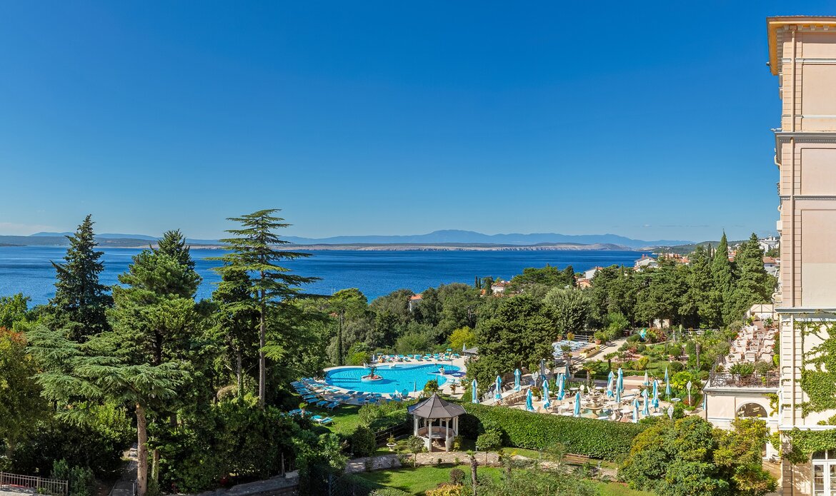 Doppelzimmer im Hotel direkt am Meer, Crikvenica