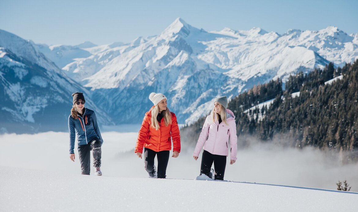 Winterwandern in den Winterferien in Zell am See - Kaprun